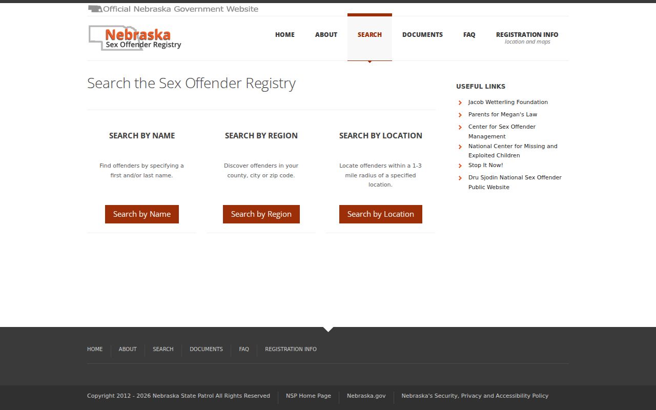 Polk County sex offender search neutral results interface